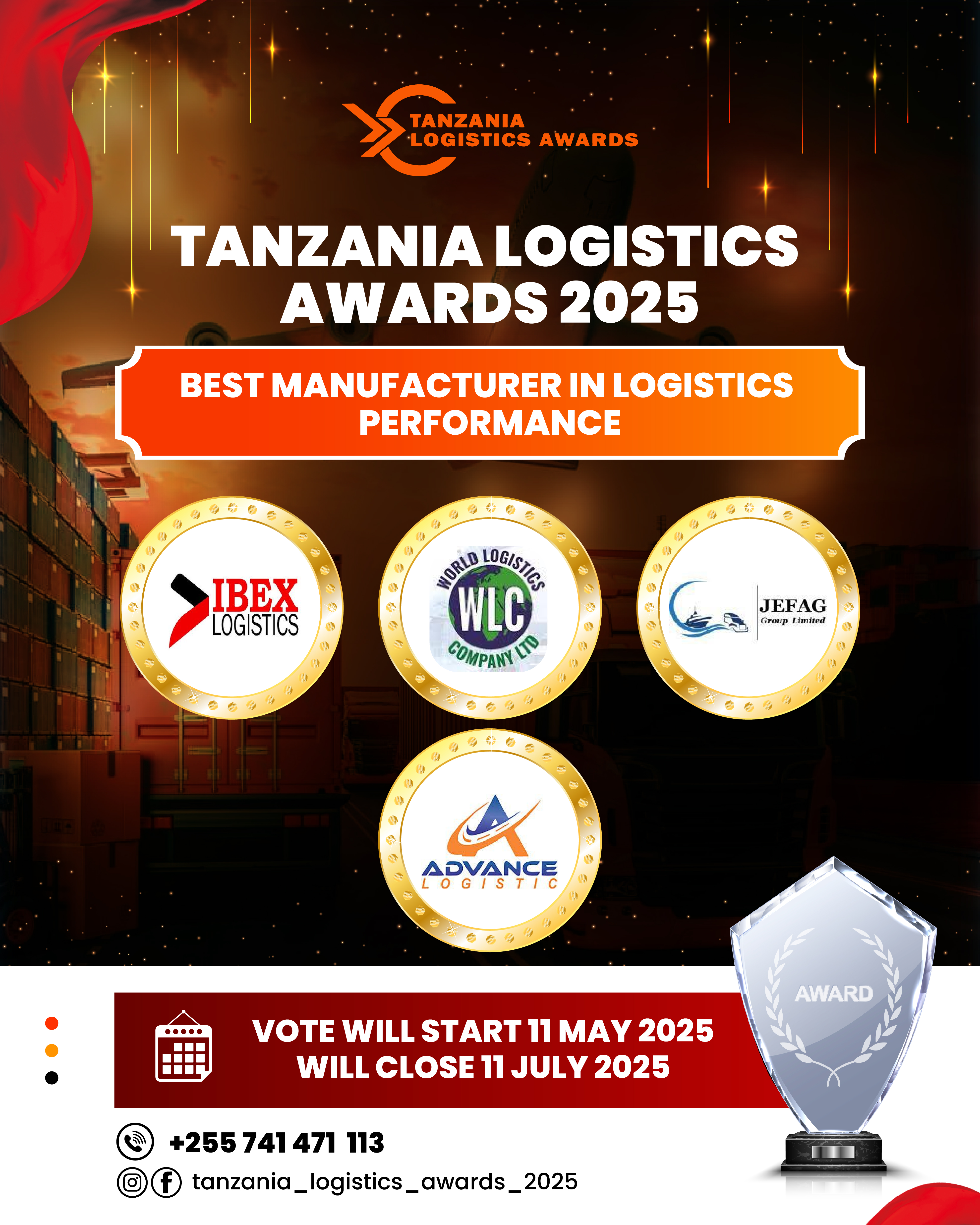 BEST MANUFACTURER IN LOGISTICS PERFORMANCE 2025