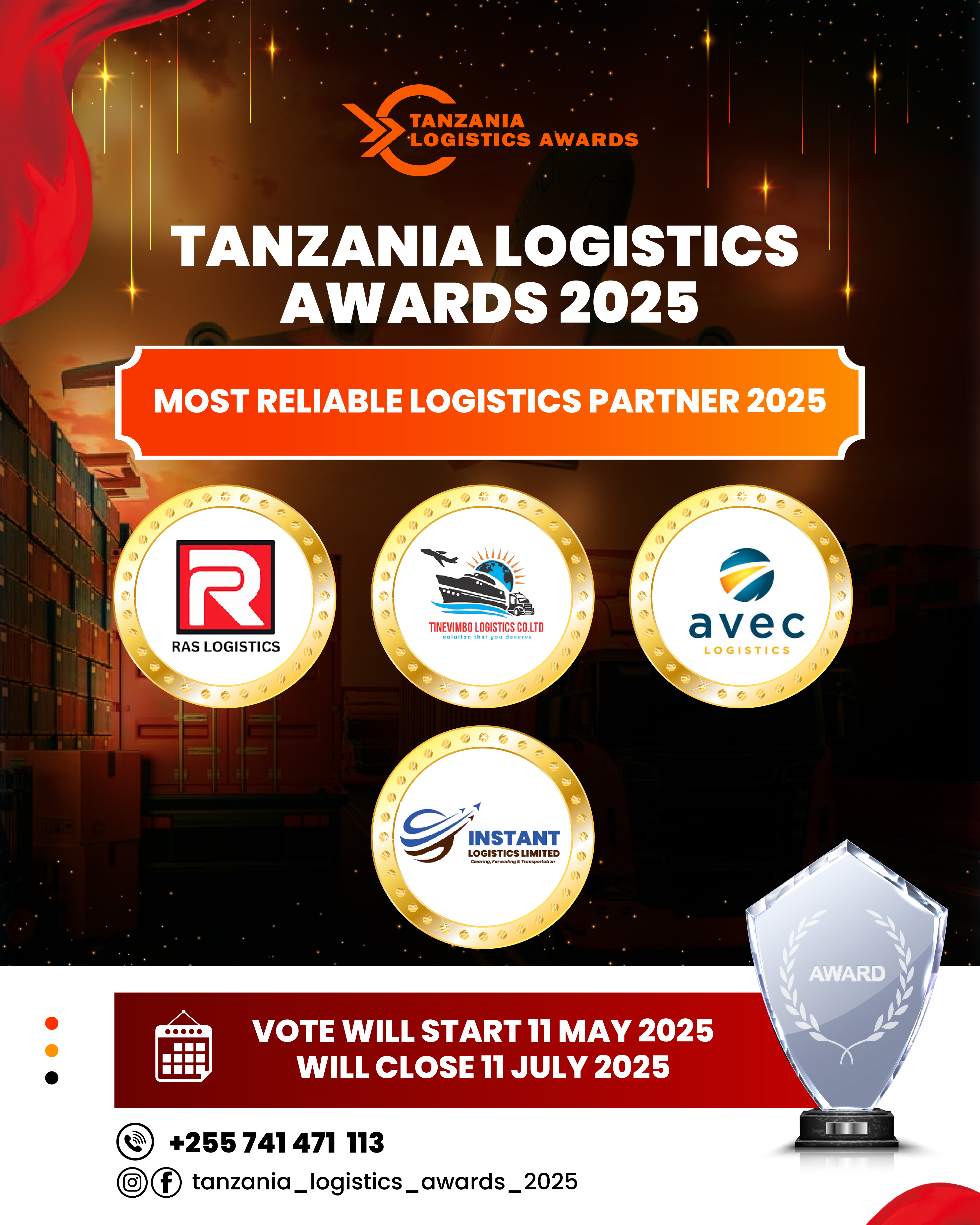 MOST RELIABLE LOGISTICS PARTNER 2025