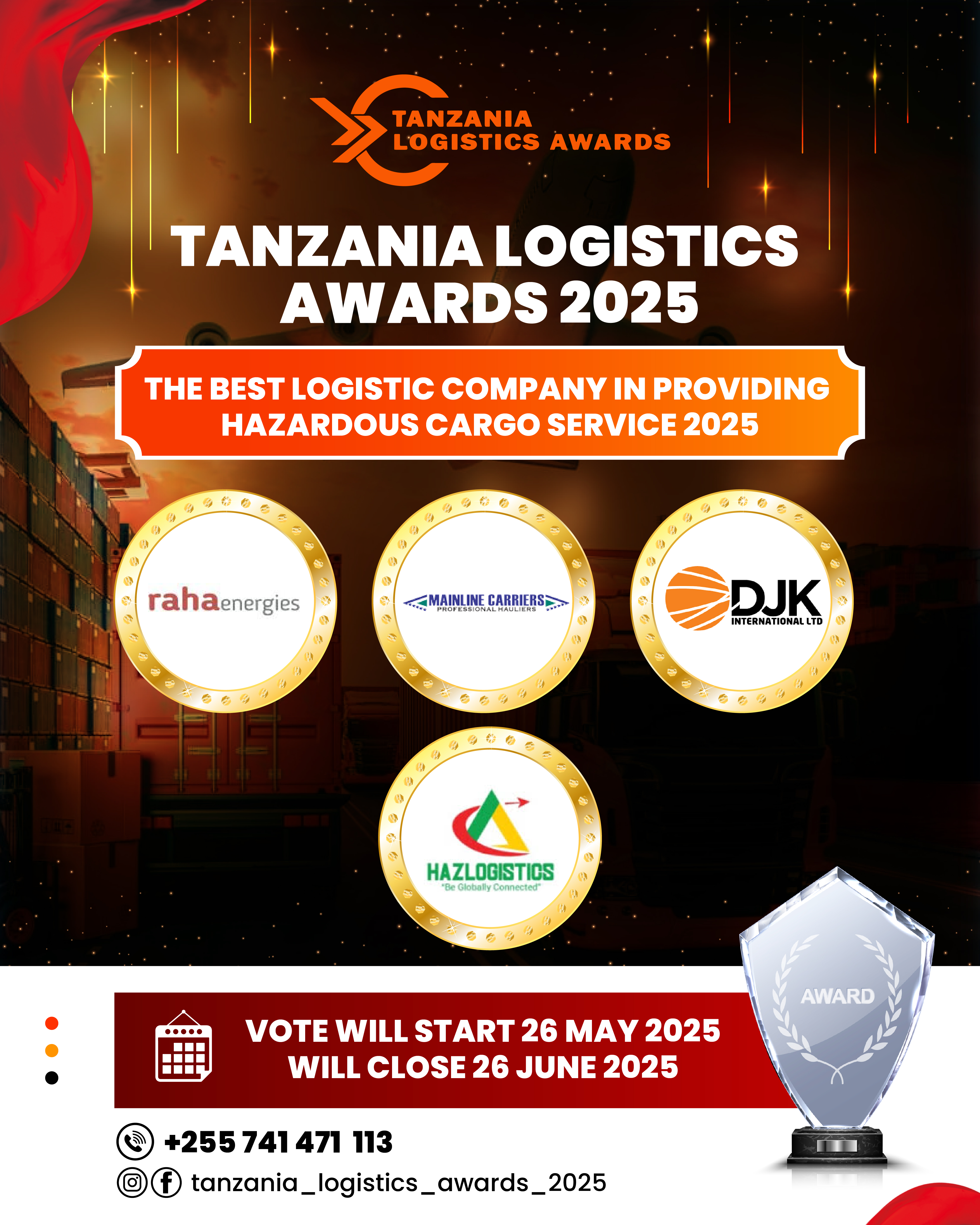 THE BEST LOGISTIC COMPANY IN PROVIDING HAZARDOUS CARGO SERVICE 2025